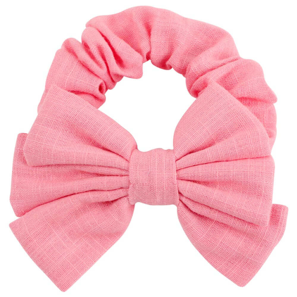 Solid Color Bow Scrunchie Hair Ropes