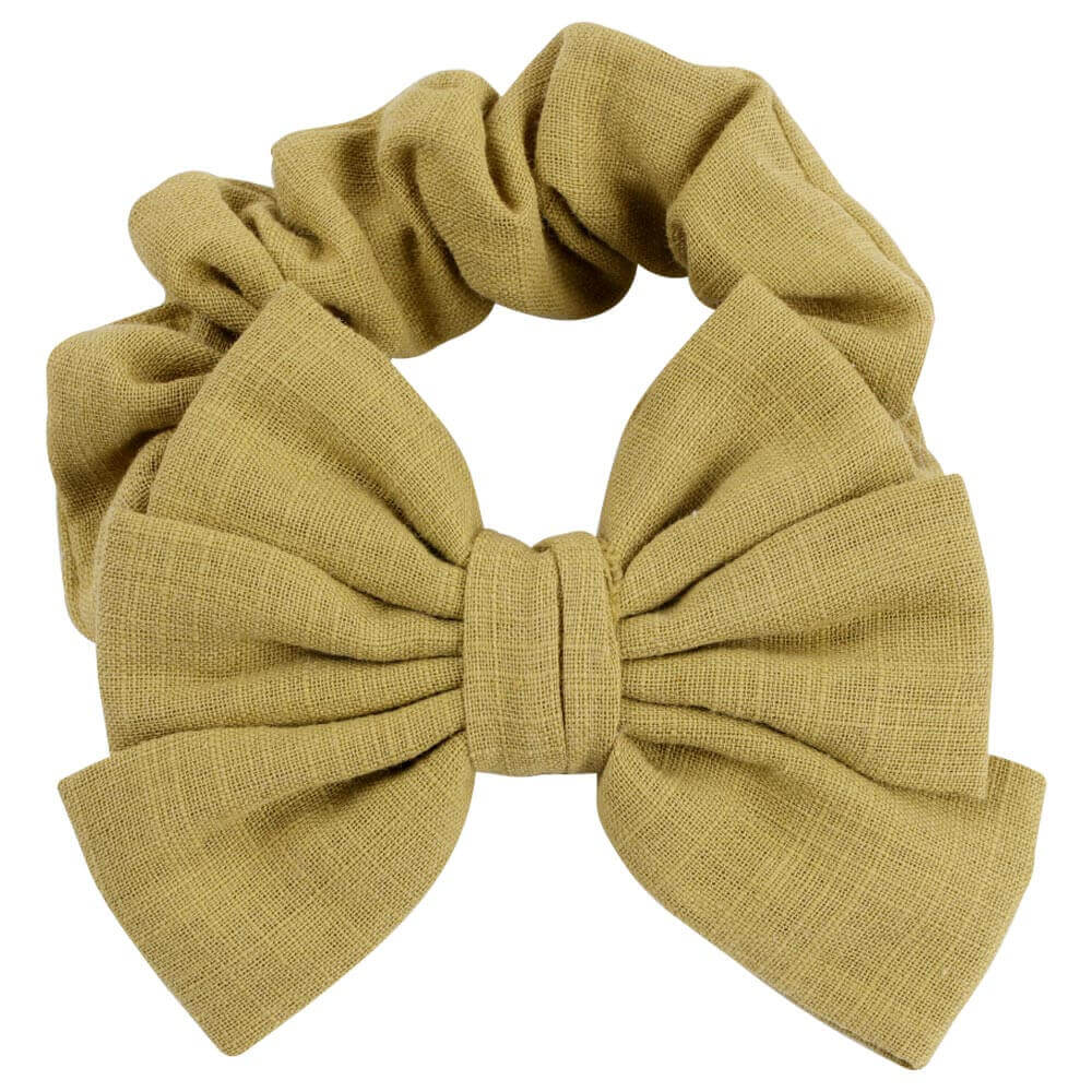 Solid Color Bow Scrunchie Hair Ropes