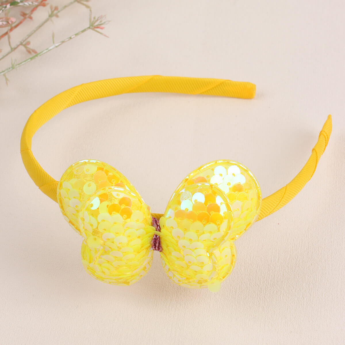 Sequin Butterfly Girl Headbands
