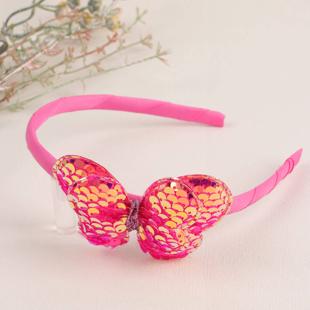 Sequin Butterfly Girl Headbands