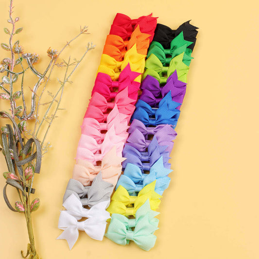 40PCS 2'' Little Girl Mini Hair Bows