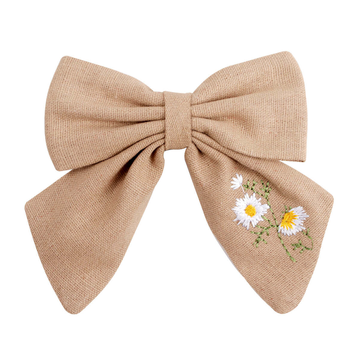 5'' Embroidery Flower Hair Bows