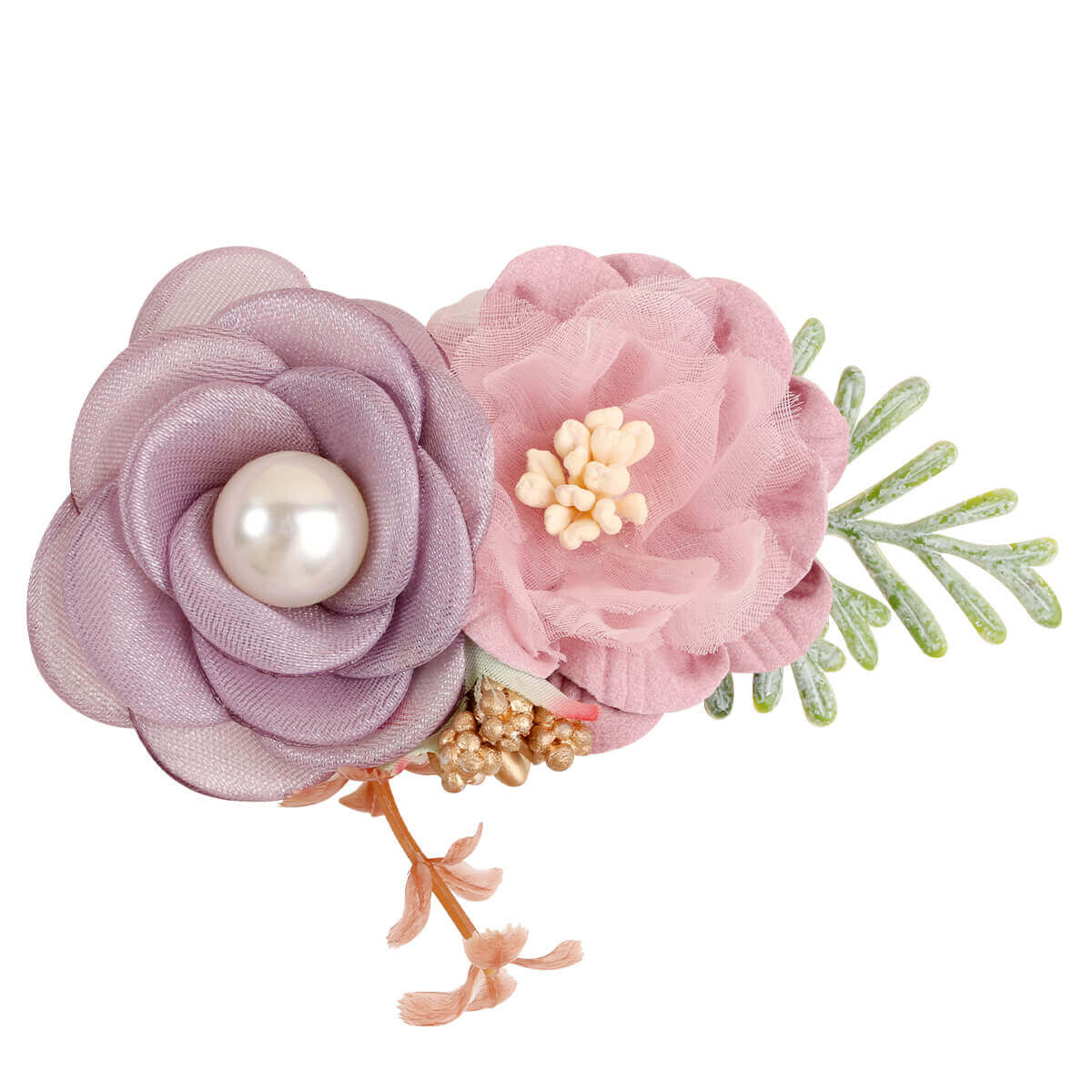 Artificial Flower Baby Girl Hair Clips
