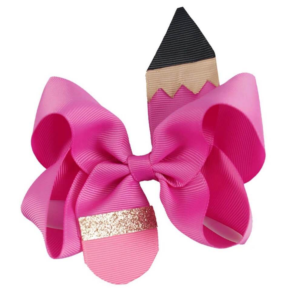 Kids Cute Pencil Hair Bows