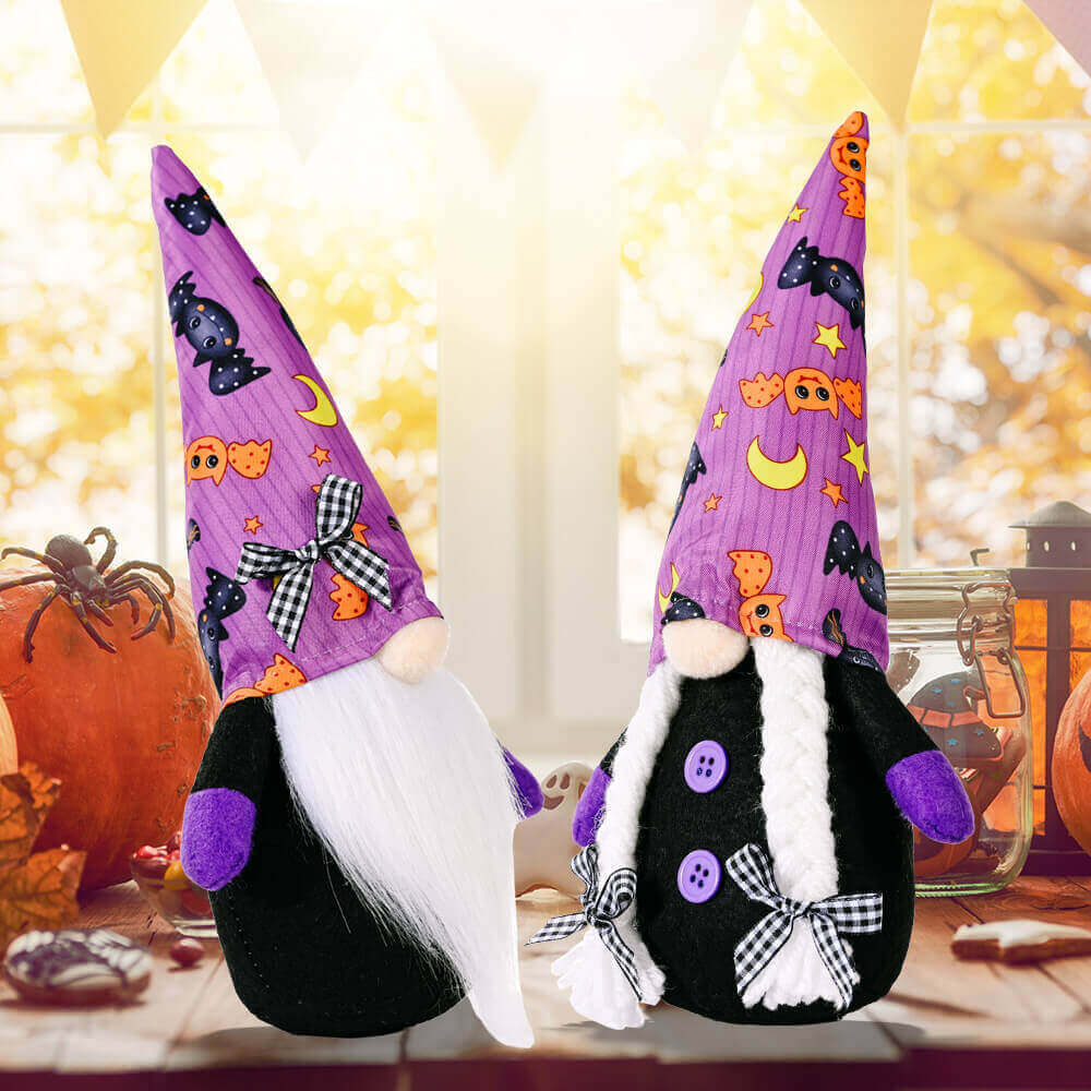 Halloween Purple Faceless Doll Home Decor