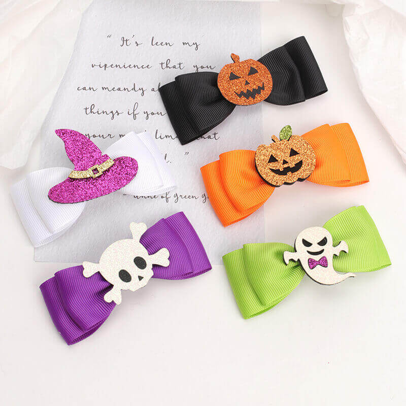 Halloween Cartoon Bat Hair Bows