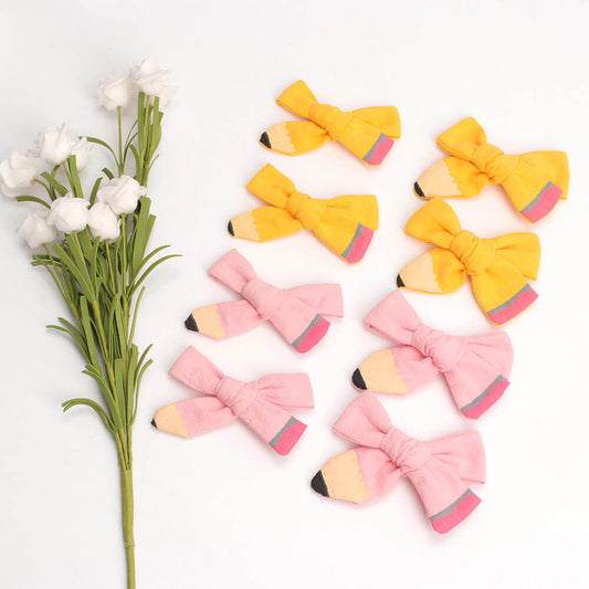 Back to School Pencil Hair Bows
