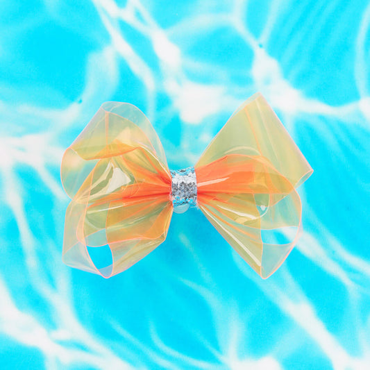 Swim Party Glitter Jelly Hair Bows