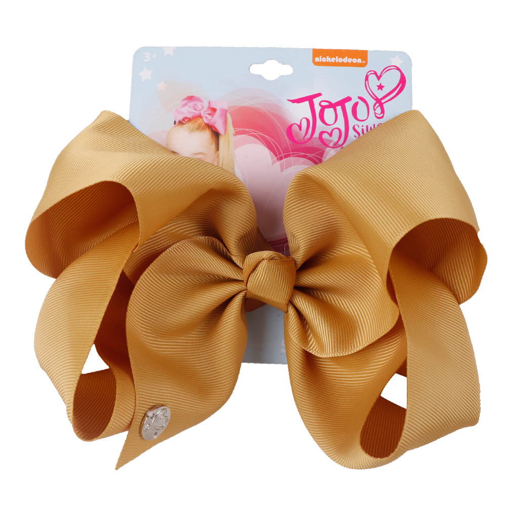 8'' Soild Color Jojo Hair Bows