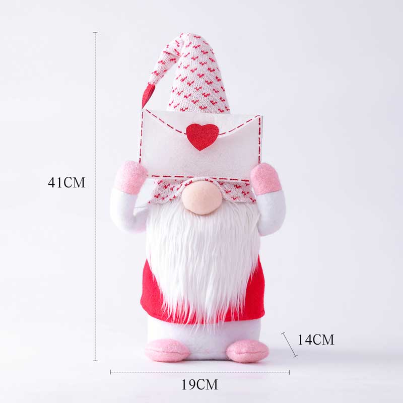 Valentine's Day Faceless Gnome Dolls
