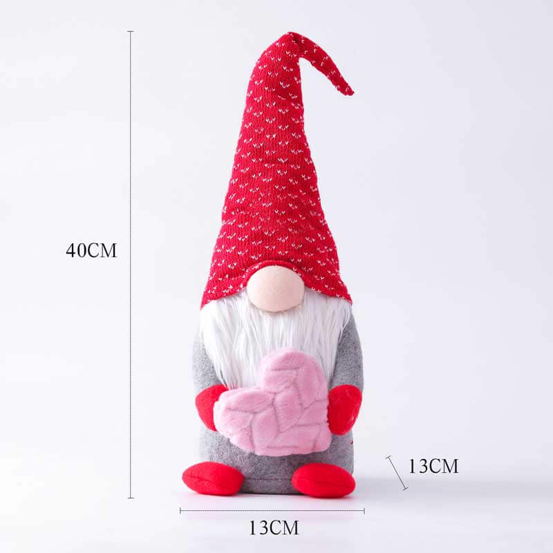 Valentine's Day Faceless Gnome Dolls