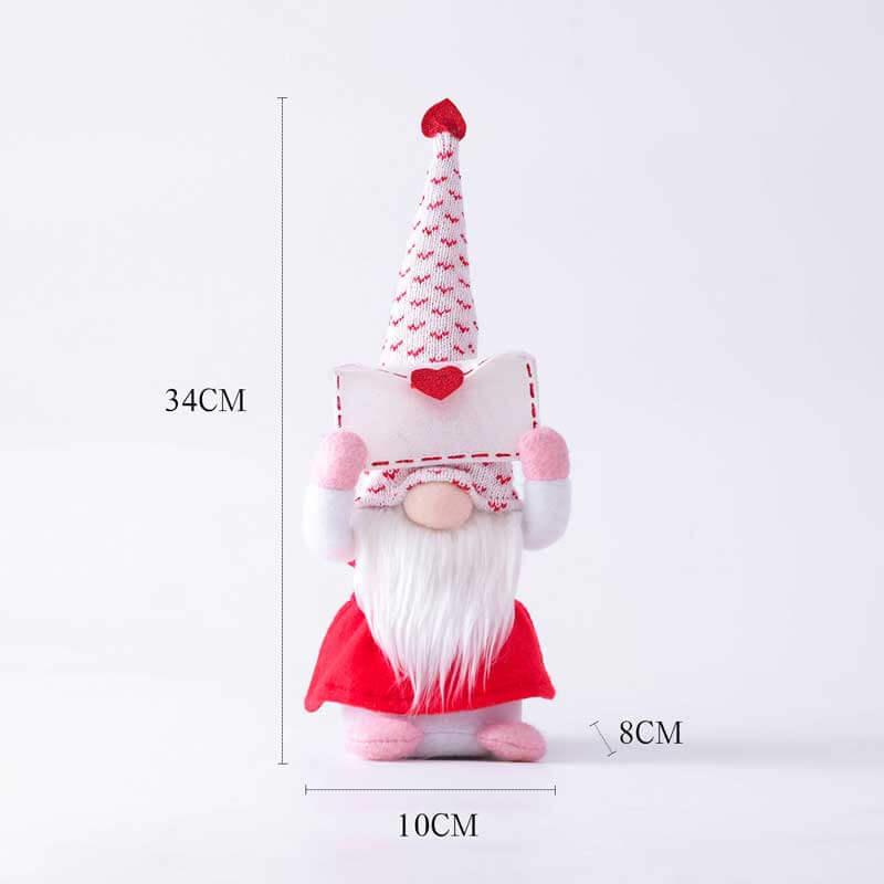 Valentine's Day Faceless Gnome Dolls