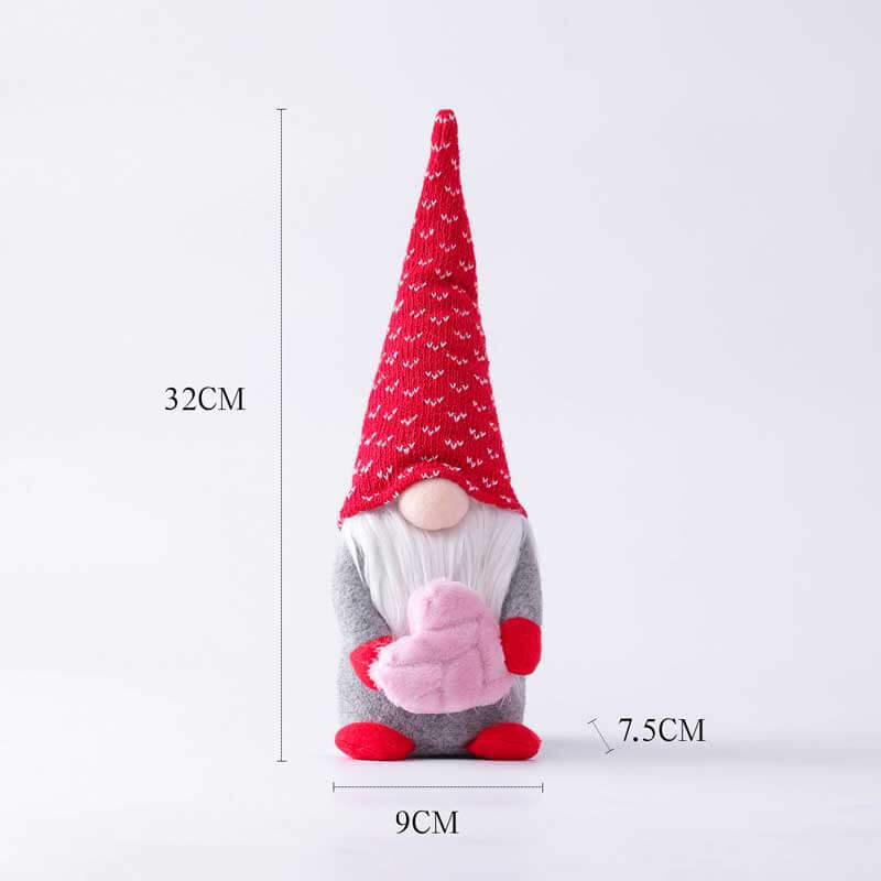 Valentine's Day Faceless Gnome Dolls