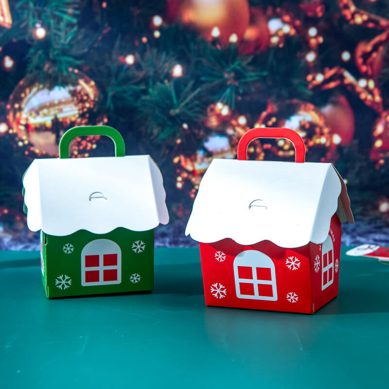 Christmas Candy Box Bags Santa Claus Gift Box