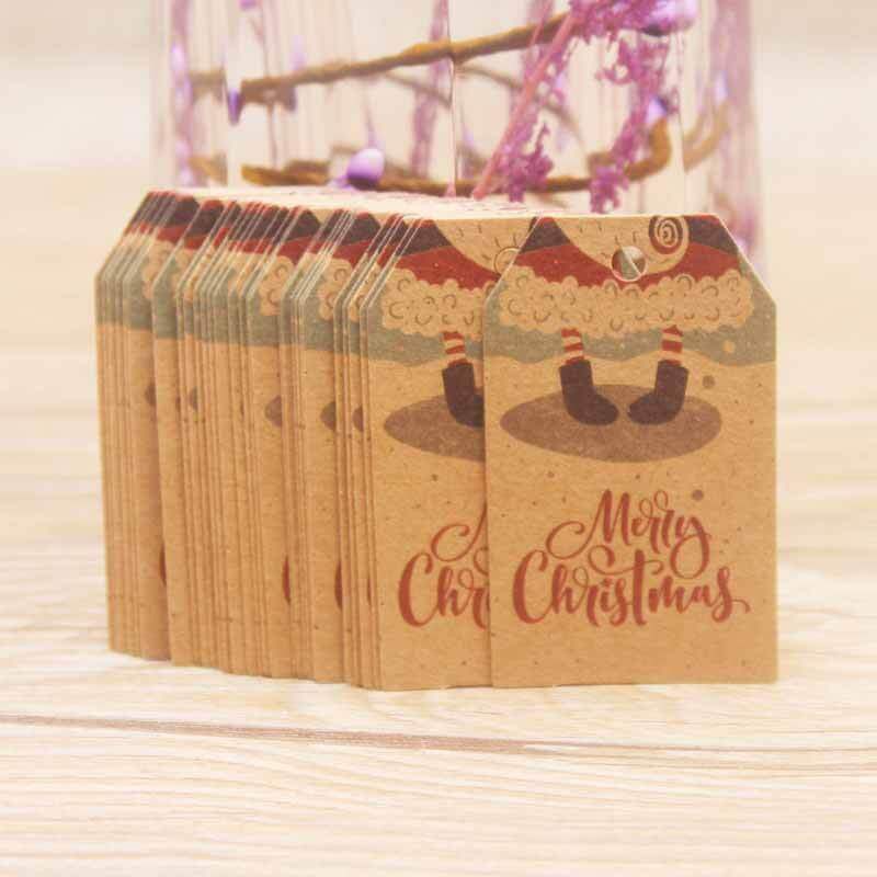 Christmas Gift Tags Labels Xmas Paper Cards