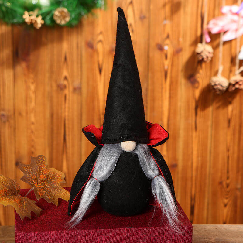 Halloween Black Hat Plush Gnome Dolls