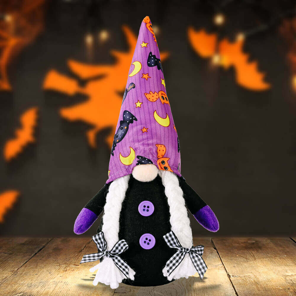 Halloween Purple Faceless Doll Home Decor