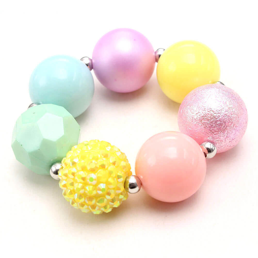 Candy Color Necklace Bracelet Set