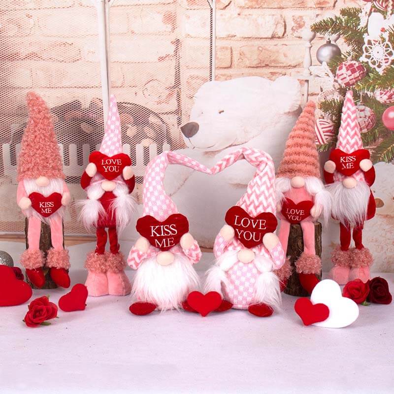 Valentine's Day Faceless Doll Small Ornament