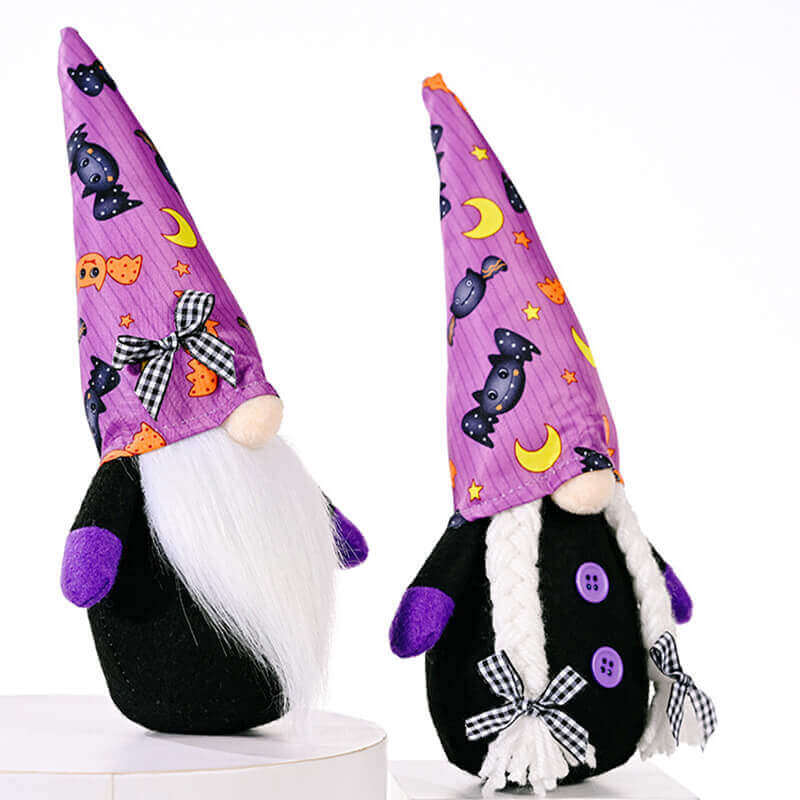 Halloween Purple Faceless Doll Home Decor