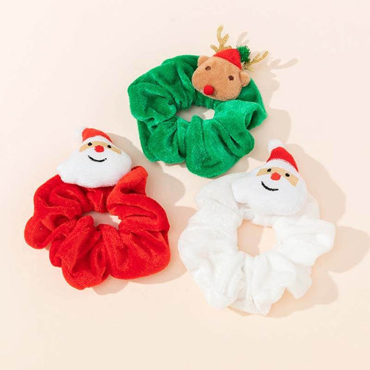 Christmas Santa Velvet Hair Bands