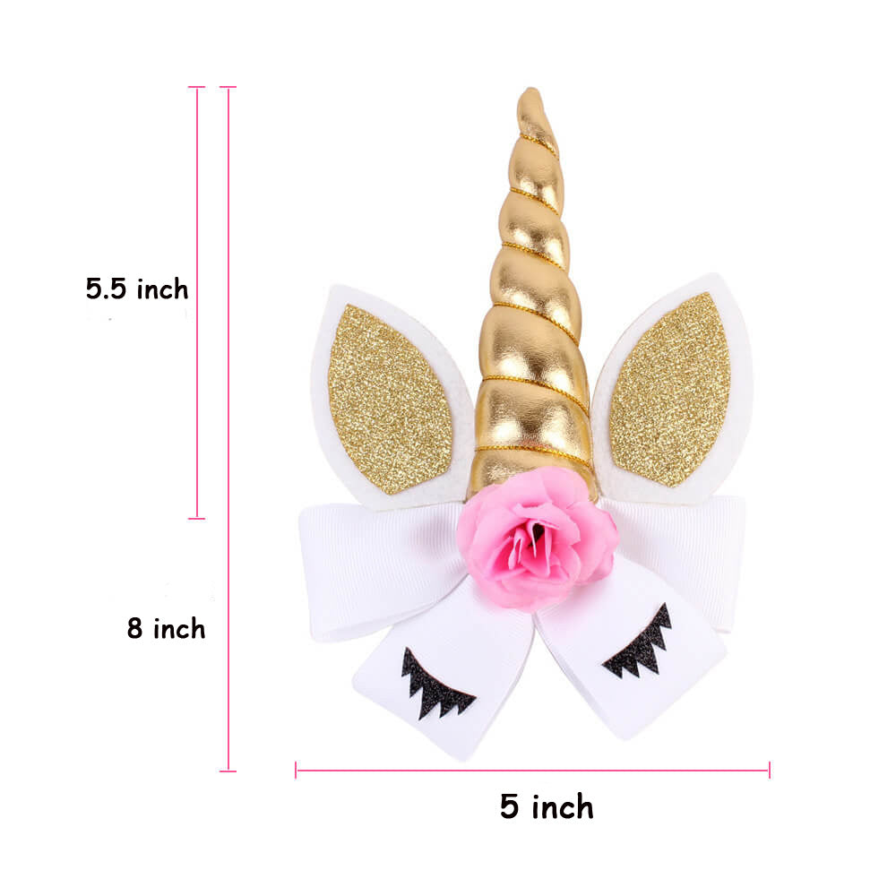 Unicorn Hair Accessories | Cute Hair Clips