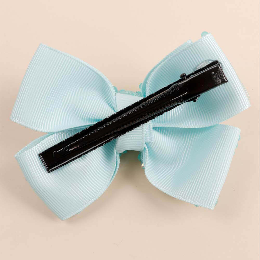 3.5'' Full Rhinestone Hair Bow Clips