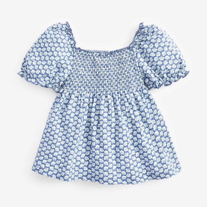 Little Girl Princess Floral Summer Tops