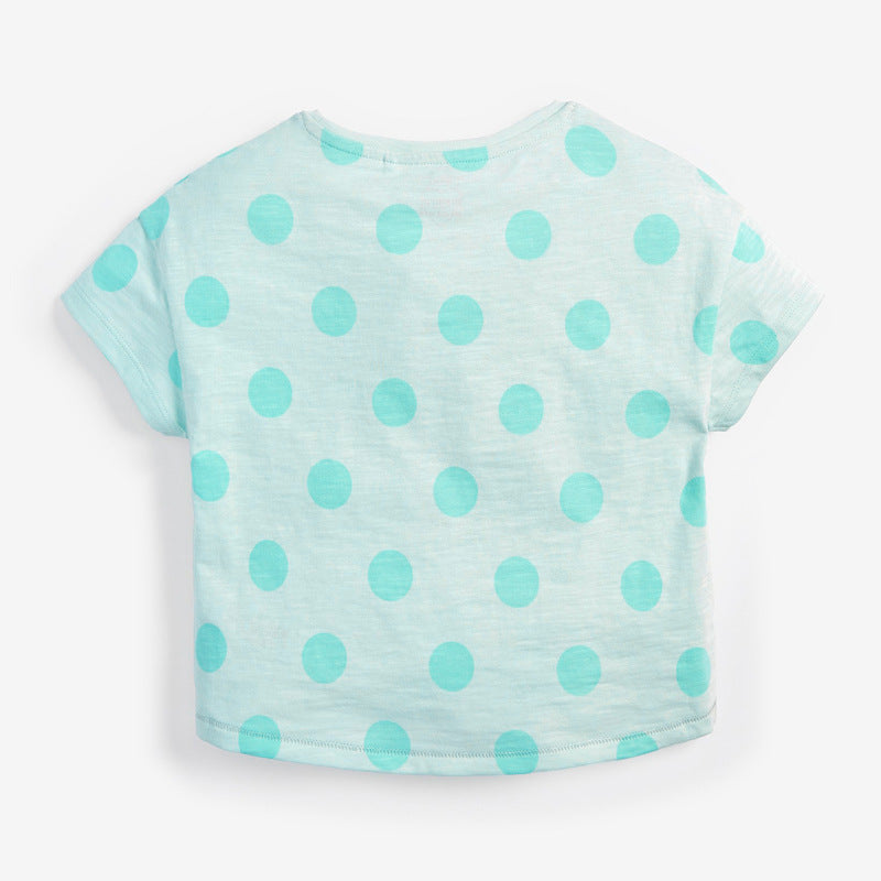 Soda Drink Print Girl Summer Tops