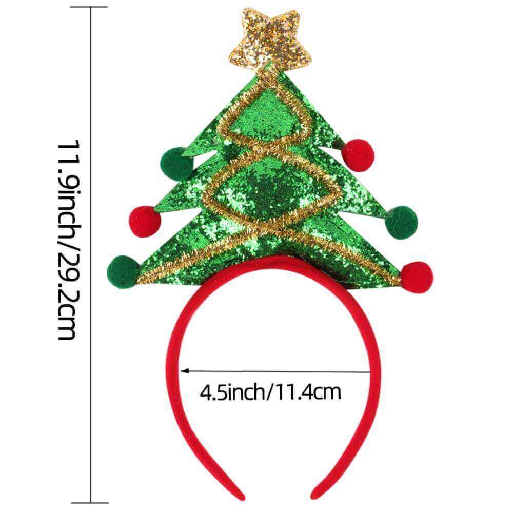Christmas Tree Star Headbands