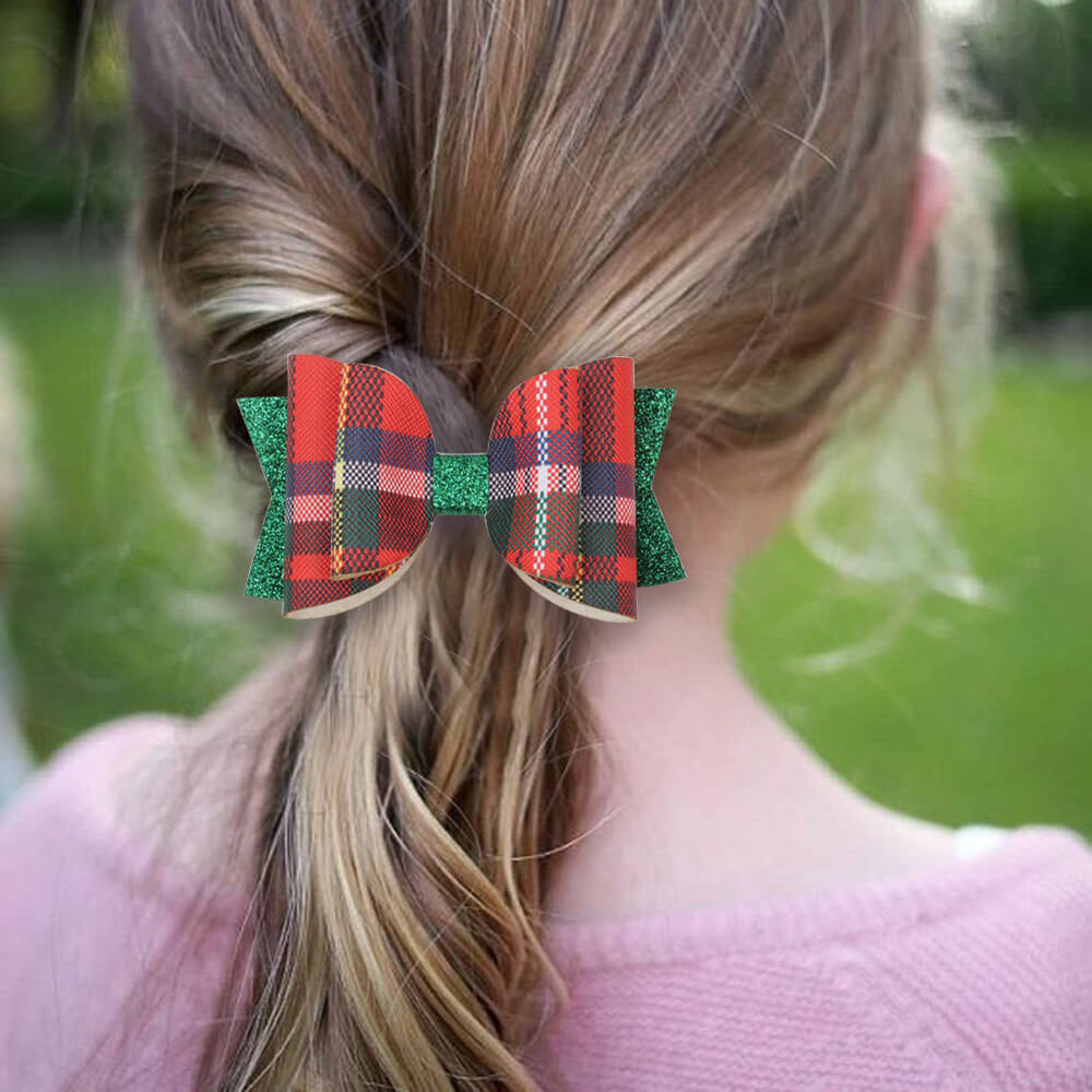 Xmas hair clips for girls