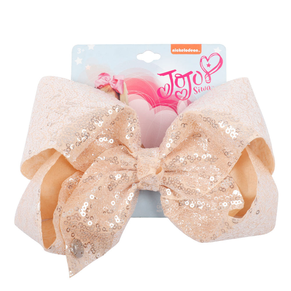 Candy Color Sequin Jojo Hair Bow