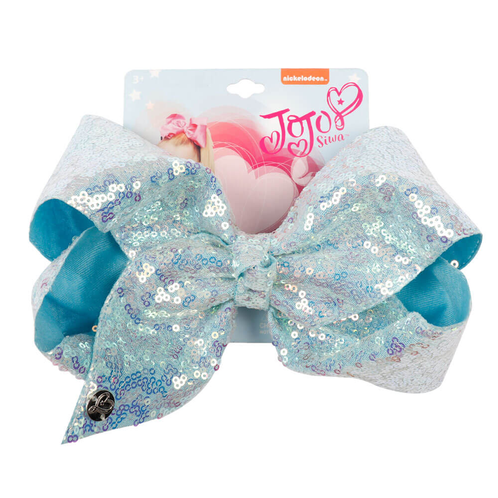 Candy Color Sequin Jojo Hair Bow