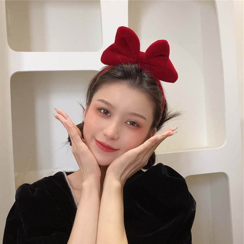 Red Velvet Bowknot Princess Headbands