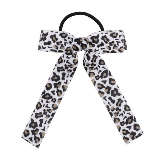 Velvet Scrunchie Leopard Elastic Hair Bands