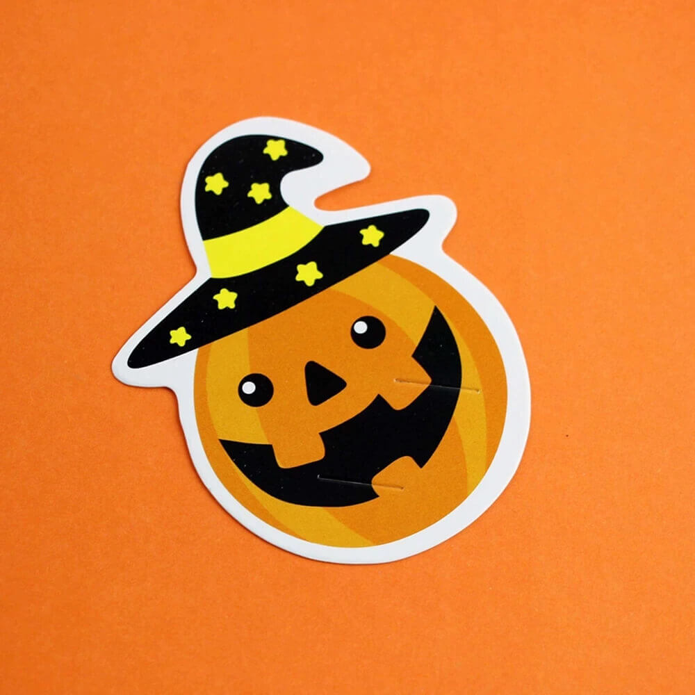 50PCS Halloween Candy Decor Paper Cards