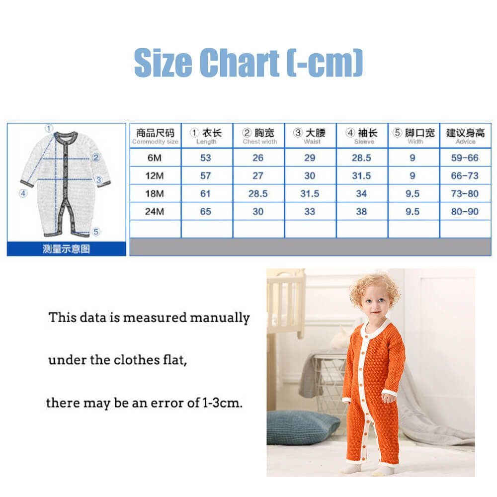 Long Sleeve Baby Romper Crawling Suit
