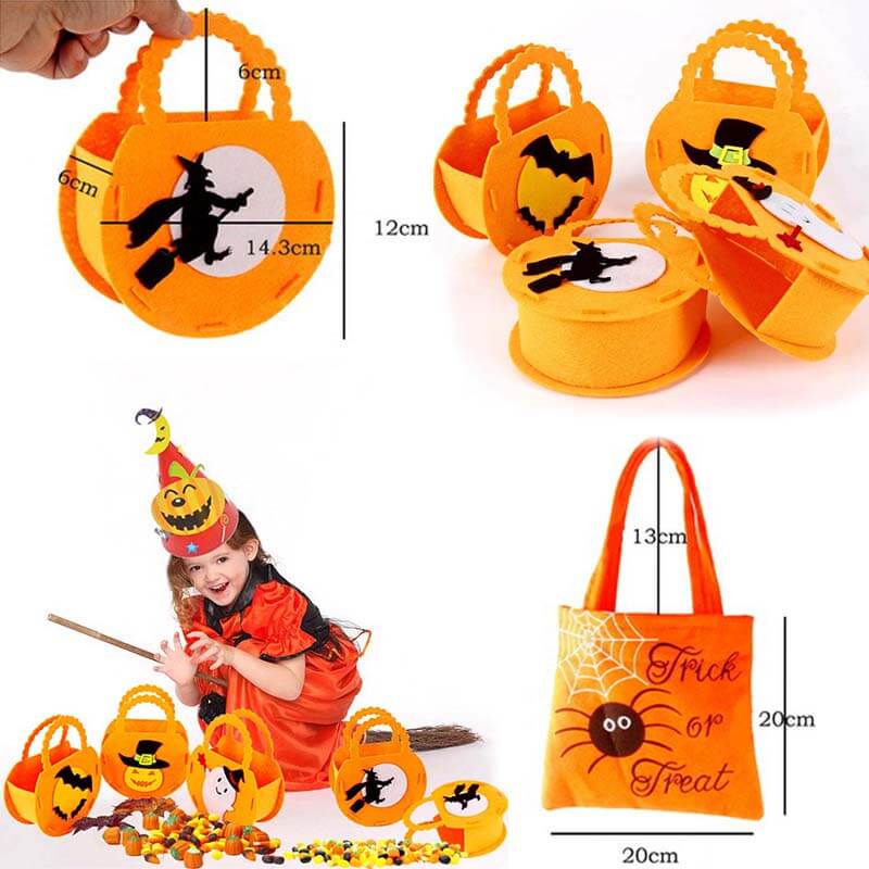 Halloween Pumpkin Trick or Treat Bag